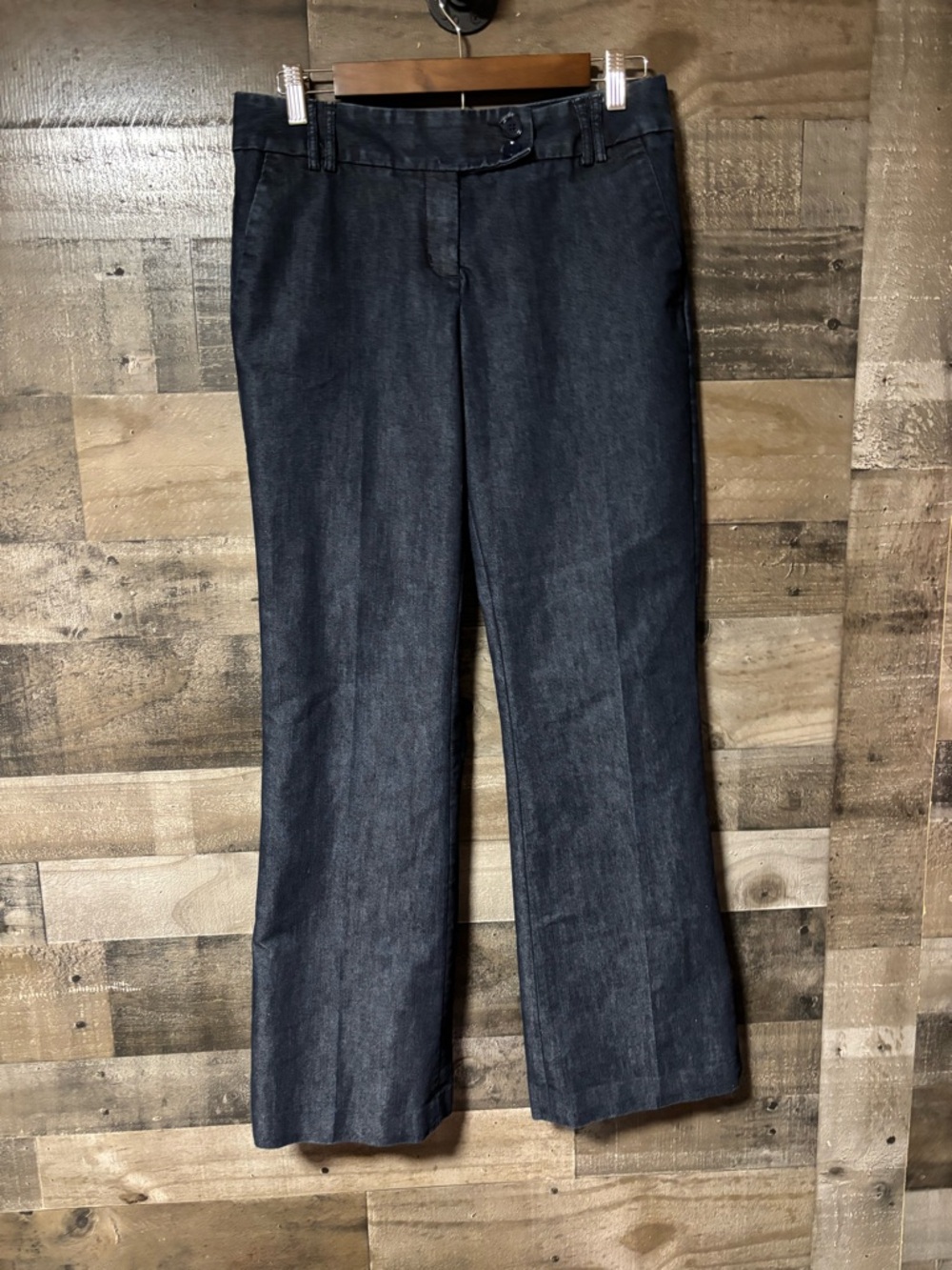 Express Editor Dark Indigo Wide Leg Trouser Jeans 4L